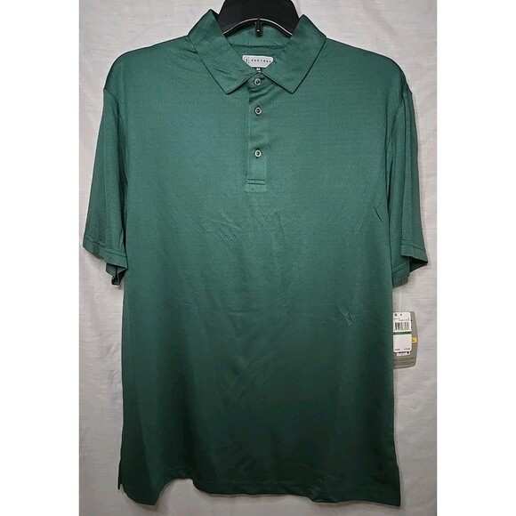 PGA TOUR Other - PGA Tour Short Sleeve Polo Golf Shirt, Sz LT, Storm/Blue Spruce NWT